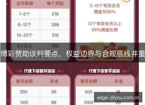 博彩赞助谈判要点,权益边界与合规底线并重 博彩赞助谈判要点,权益边界与合规底线并重
